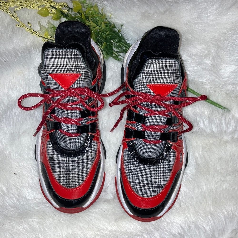 Jeffrey Campbell plaid sneakers - Picture 2 of 9